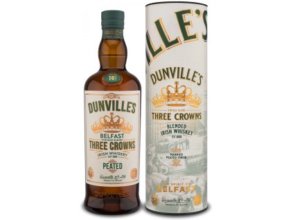 Dunvilles 3 crowns Peated 43.5% 0.7l