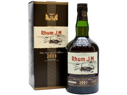 Rhum J.M Trés Vieux 2003 Millésimé  44.8%0.7l