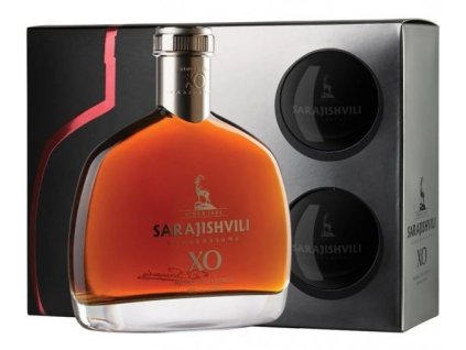 Sarajishvili XO dárkový set + 2 skleničky by David Sarajishvili 40% 0.70l