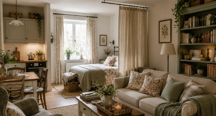 Anglický styl na 40 m²: Jak zařídit malý byt 1+1 útulně a prakticky