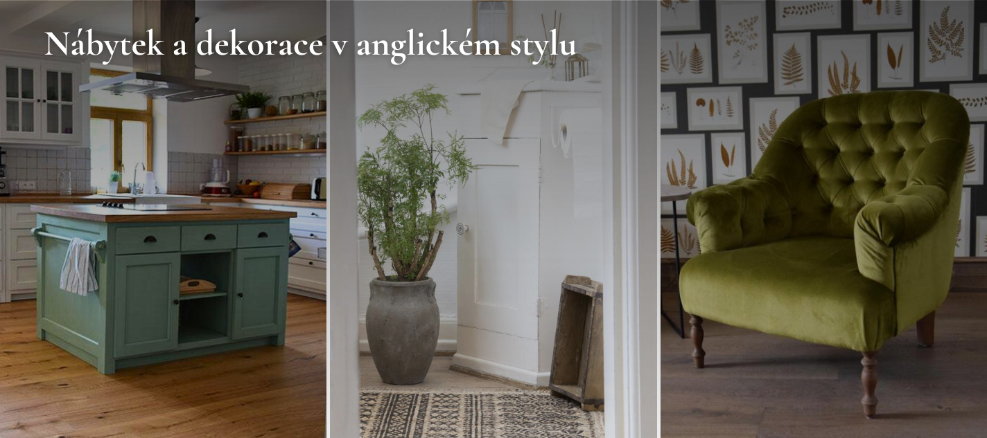 Nábytek a dekorace v anglickém stylu