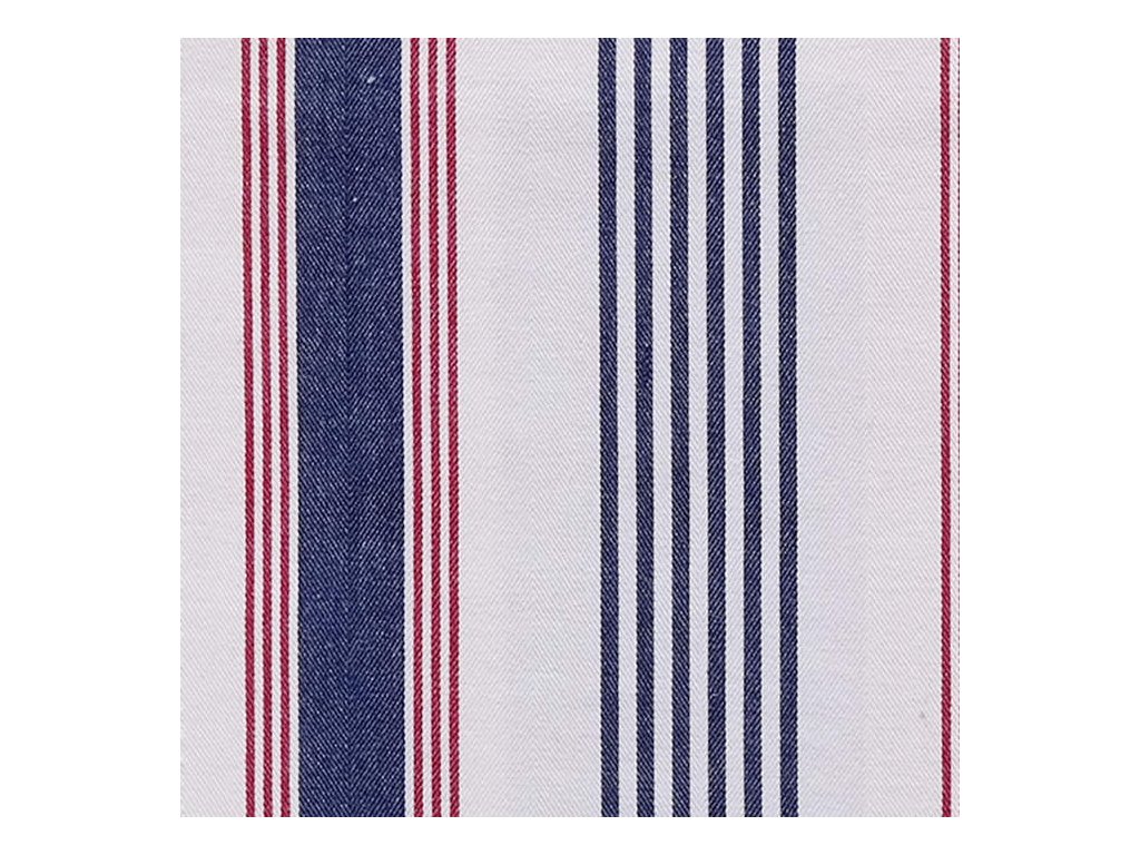 Dekorativní látka Ralph Lauren Stringhouse Stripe - Flag