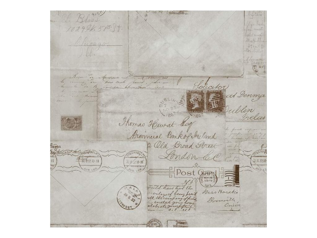 WP 20018 Vintage Letters
