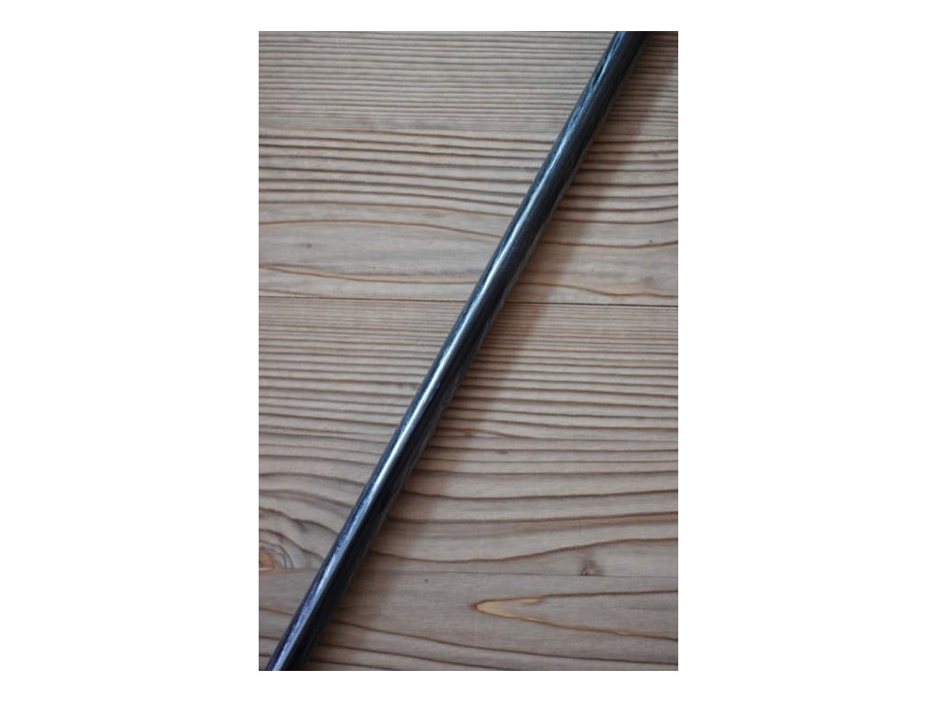 Kovová záclonová tyč délka 180 cm - černá