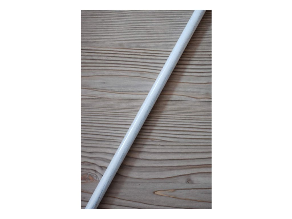 Kovová záclonová tyč délka 200 cm - bílá