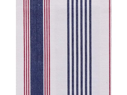 Dekorativní látka Ralph Lauren Stringhouse Stripe - Flag