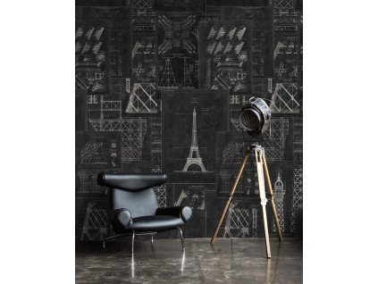 WP 20218 Grand Eiffel Anthracite