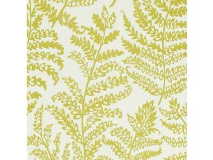 Anglická potahová textilie Wild fern Citrus F0488/02