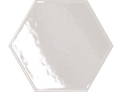 Dlažba/obklad Matiére Hexa-style white glossy