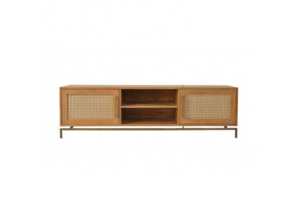 meuble tv cannage