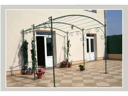 Kovová zahradní pergola 3 x 3 m