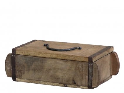 Dřevěný box s poklopem Chic