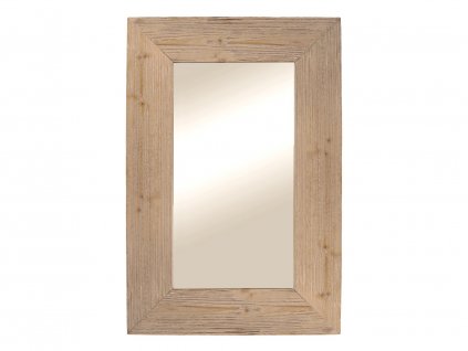 Zrcadlo recyklovaného dřeva - 90x60cm