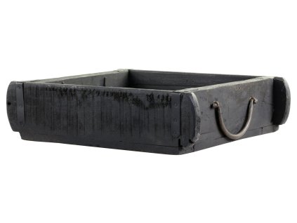 gl murstensform antiksvart chic antique förvaringslådor och korgar boxar förvaringsboxar porslinsboxar