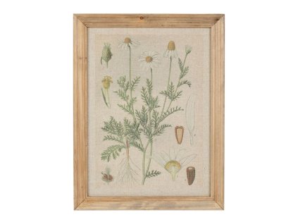 cadre deco marguerite multicolore 33x43cm tissul 202053 202053 DEB WEB 1