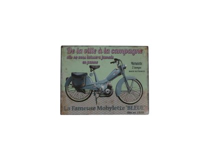 Plechová cedule Moped 1959