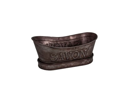 Zinková vanička na mýdlo