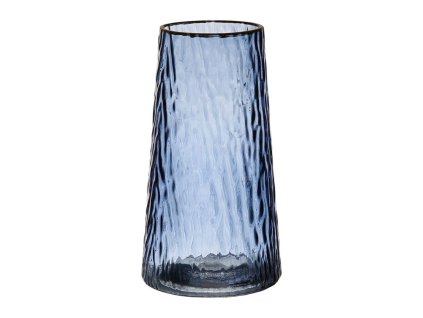 vase amore bleu d10 5 x h20cm 75788 75788 DEB WEB 1
