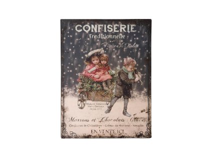 Plechová cedule sladkosti