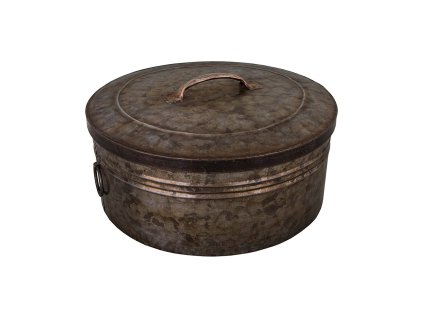 Plechový box s víkem 37 cm