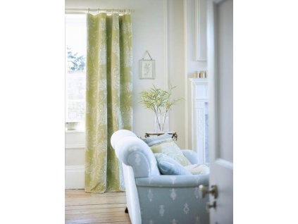 Mapperton Garden Green/Cream 216340