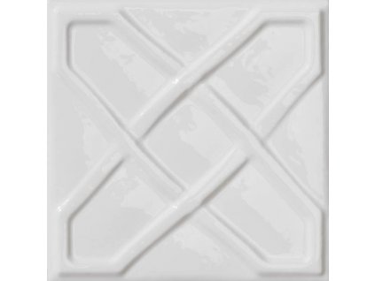 Obklad Chelsea Pure White Decoro Square
