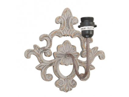 Nástěná lampa dřevěná - ornament