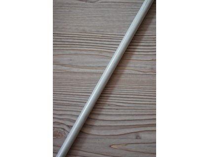 Kovová záclonová tyč délka 150 cm -  béžová