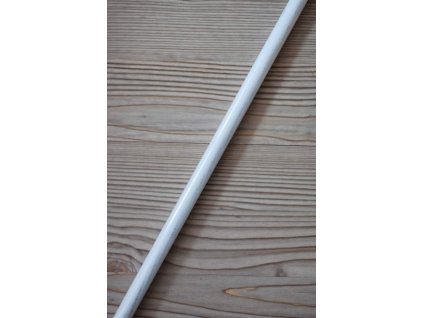 Kovová záclonová tyč délka 150 cm - bílá