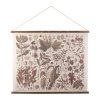 toile botanique brun rouge 100x81cm tissu 201728 201728 DEB WEB