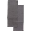 Sada 2 bavlněných utěrek 50x70cm - šedá
