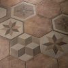 Dlažba Gea Esagona Decoro Colori Caldi