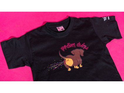 Dětské triko "prdím duhu"