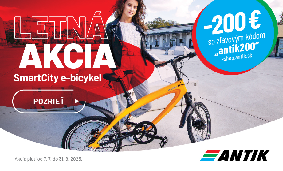 Zľava 200 € na SmartCity e-bicykel
