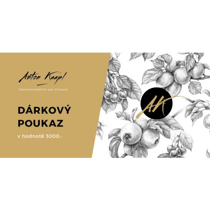 darkovy poukaz 3000