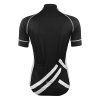 aper damsky cyklisticky dres black and white 2