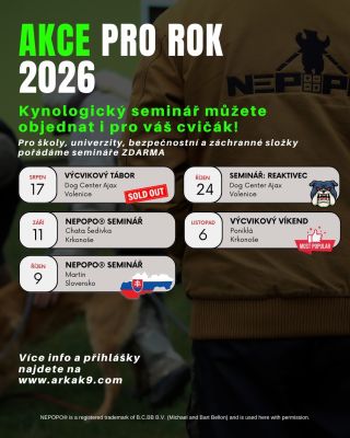 Kalendář na další měsíce je venku. 📅 Každý rok je to stejné. Někdo si termín uloží hned a za pár měsíců stojí na cvičáku...