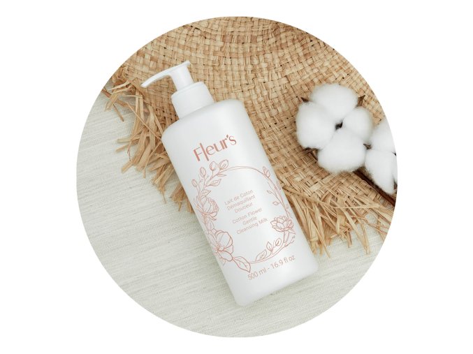 Fleurs coton flower milk 500