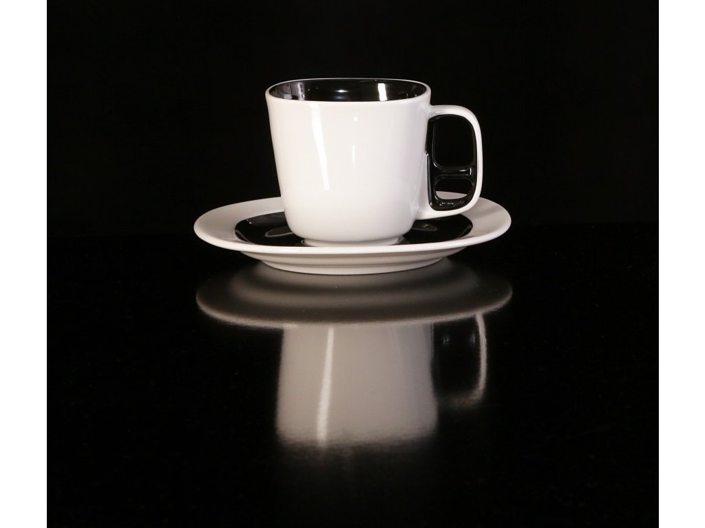 Kávový šálek s podšálkem - Keiko | Luxusní porcelán - Atelier JM Lesov