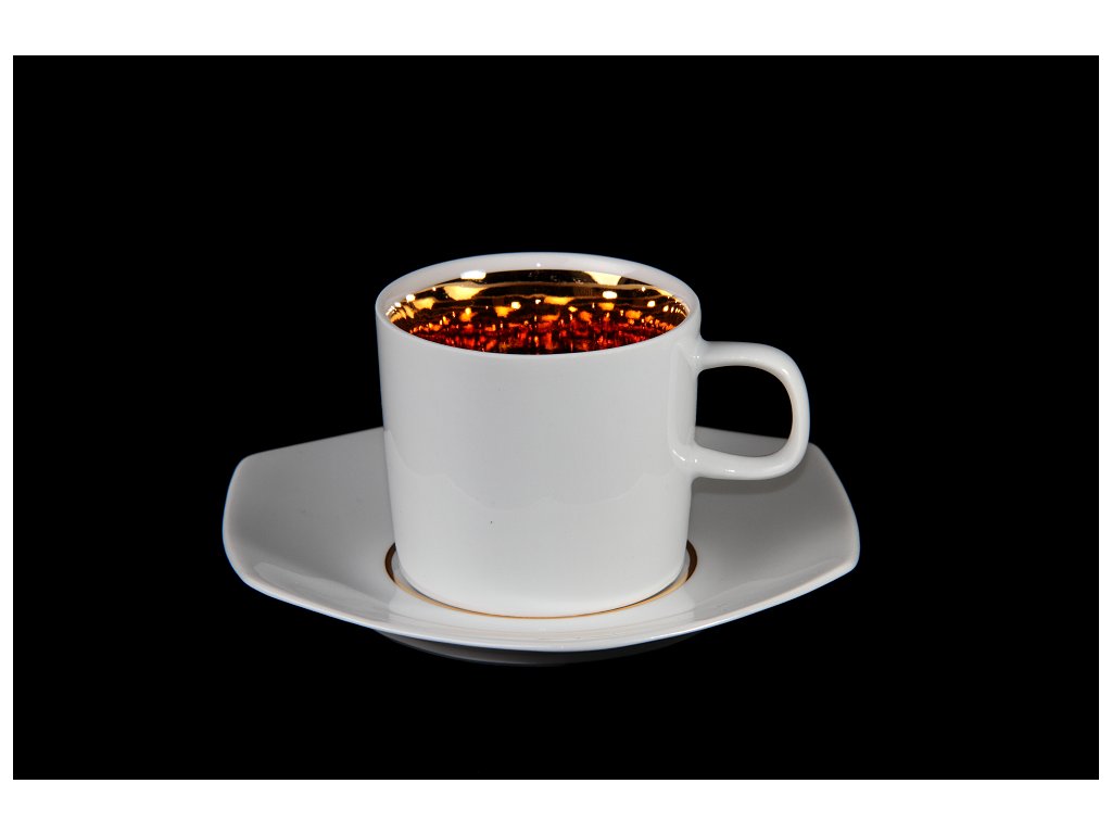 Kávový šálek s podšálkem - Best of Lesov 3 | Luxusní porcelán - Atelier JM Lesov