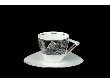 Kávový šálek s podšálkem - Delta 705 | Luxusní porcelán - Atelier JM Lesov