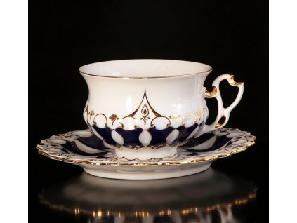 Čajový šálek s podšálkem - Elizabeth 105 | Luxusní porcelán - Atelier JM Lesov