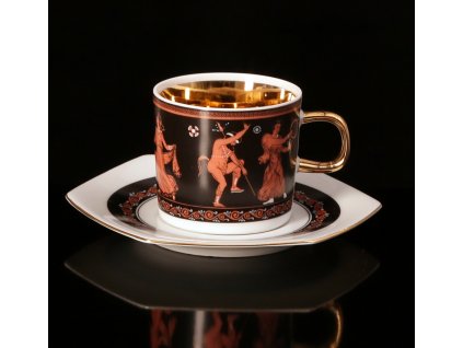 Kávový šálek s podšálkem - Sophia 418 | Luxusní porcelán - Atelier JM Lesov
