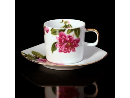 Kávový šálek s podšálkem - Sophia 432AU | Luxusní porcelán - Atelier JM Lesov