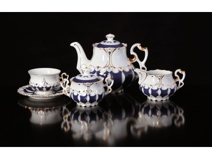 Porcelánová čajová souprava - Elizabeth 105 | Luxusní porcelán - Atelier JM Lesov