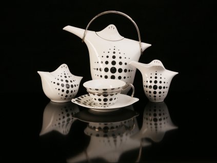 Porcelánová čajová souprava - Kapka 392 | Luxusní porcelán - Atelier JM Lesov