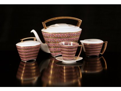 Porcelánová čajová souprava - WO-MAN 151 | Luxusní porcelán - Atelier JM Lesov