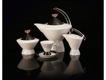 Porcelánová kávová souprava - Saron | Luxusní porcelán - Atelier JM Lesov