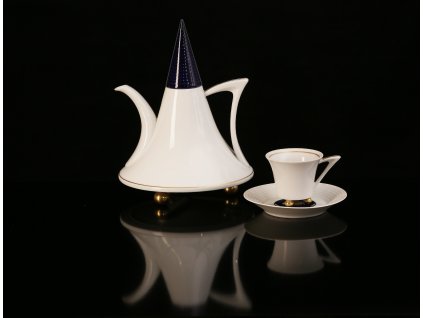 Porcelánová kávová souprava - Obelisk 952 | Luxusní porcelán - Atelier JM Lesov