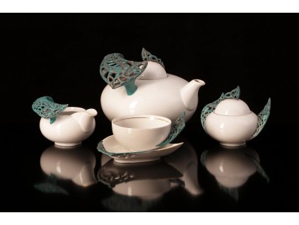 Porcelánová čajová souprava - Čechov 501 | Luxusní porcelán - Atelier JM Lesov